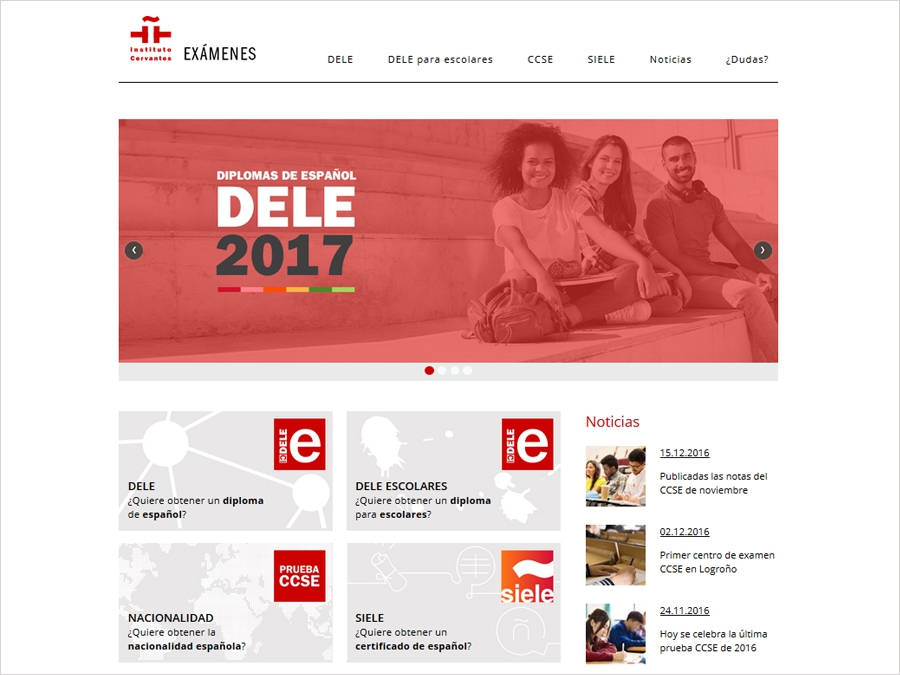 Nuevo portal del Instituto Cervantes