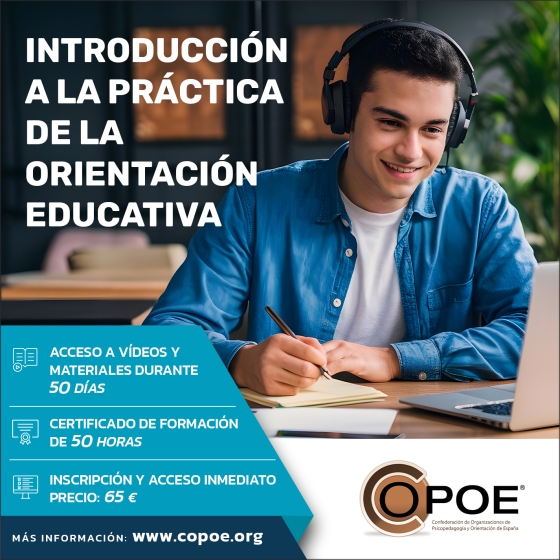 Formaci&oacute;n permanente COPOE "Introducci&oacute;n a la pr&aacute;ctica de la Orientaci&oacute;n educativa"