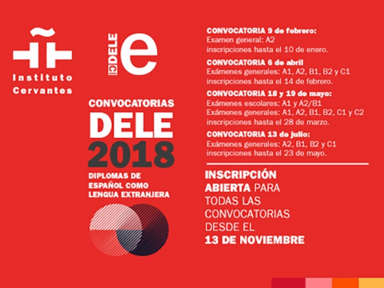 Convocatorias DELE 2018
