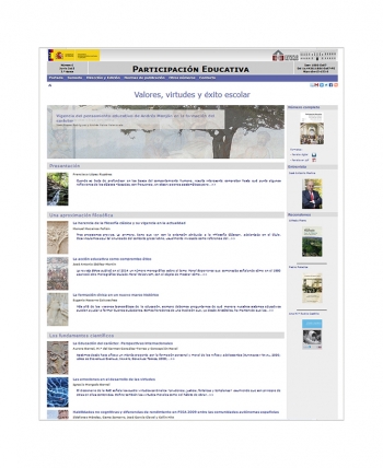 "Valores, virtudes y &eacute;xito escolar", nuevo n&uacute;mero de la revista digital 'Participaci&oacute;n Educativa. Revista del Consejo Escolar del Estado'