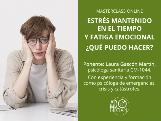 V&iacute;deo de la masterclass "Estr&eacute;s continuo y fatiga emocional, &iquest;qu&eacute; puedo hacer?"