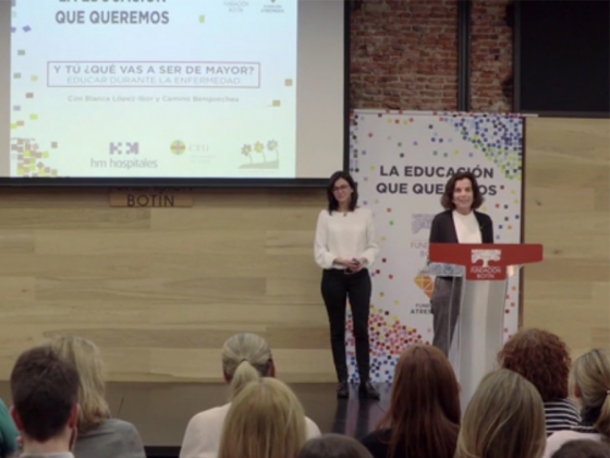 Conferencia 'Educar durante la enfermedad', de Blanca L&oacute;pez-Ibor y Camino Bengoechea