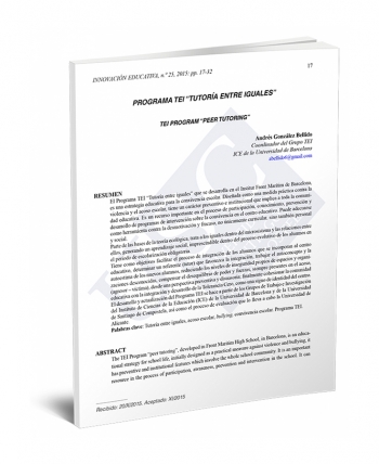 Programa TEI &ldquo;Tutor&iacute;a entre iguales&rdquo;