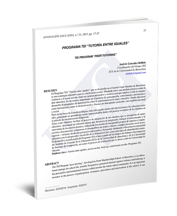 Programa TEI &ldquo;Tutor&iacute;a entre iguales&rdquo;