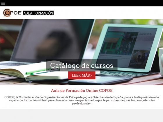 COPOE oferta cursos de formaci&oacute;n a distancia a trav&eacute;s de su nueva Aula de Formaci&oacute;n online